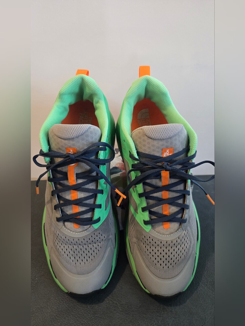 🍃The North Face Vectiv Trail Shoes Men's 11 Grey Green 🍃